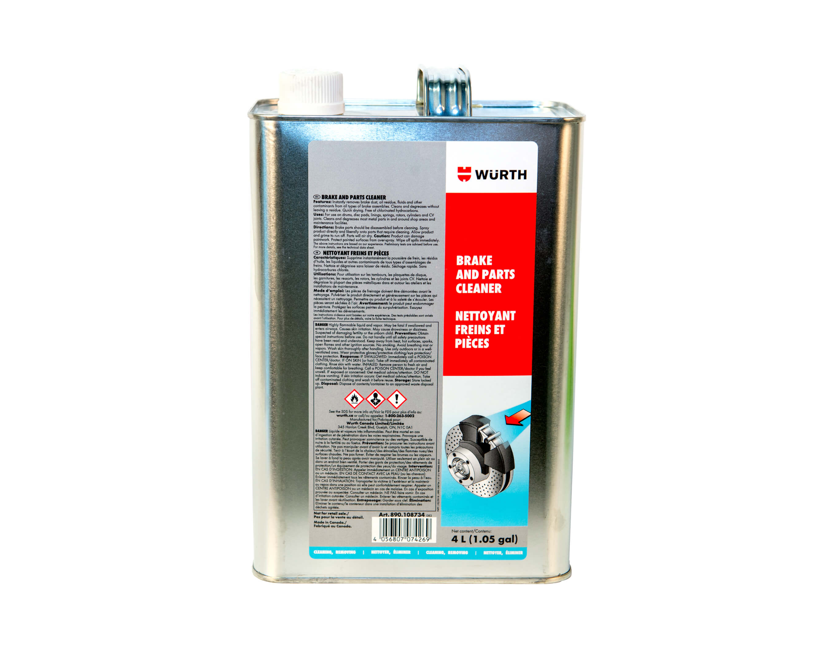 BRAKE AND PARTS CLEANER 4L(OLD-890.108714)